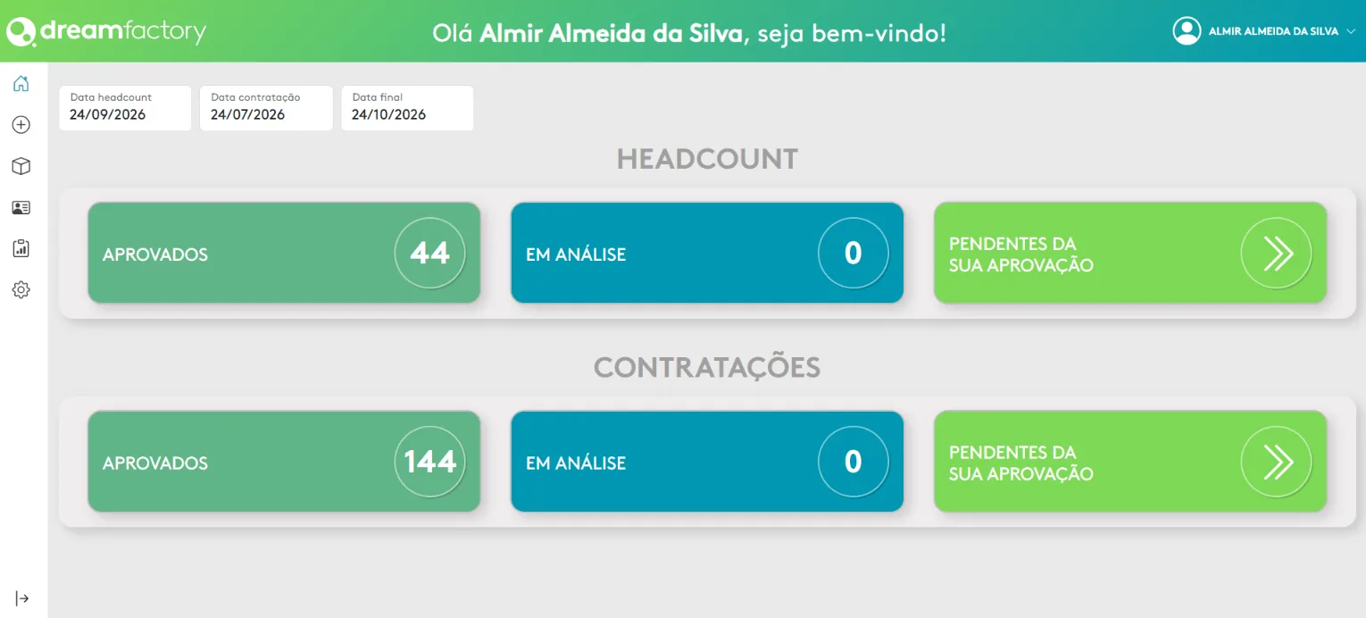 tela inicial do mocah