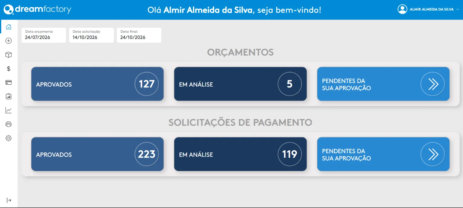 tela inicial do mopa